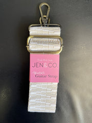Cream purse strap